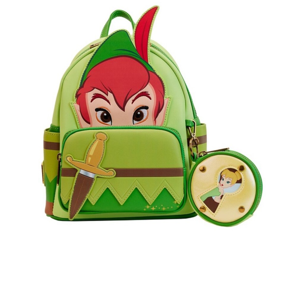 New With Tags Loungefly Disney’s Peter Pan Mini Backpack and Wallet - Picture 2 of 11